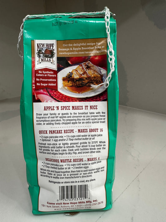 New Hope Mills Apple Cinnamon Pancake Mix