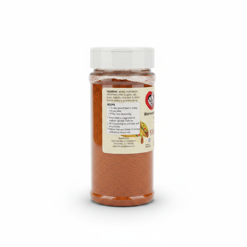 Taco Seasoning - White Background 2