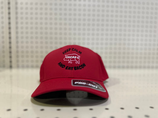 Keep Calm And Eat Bacon Snapback Hat