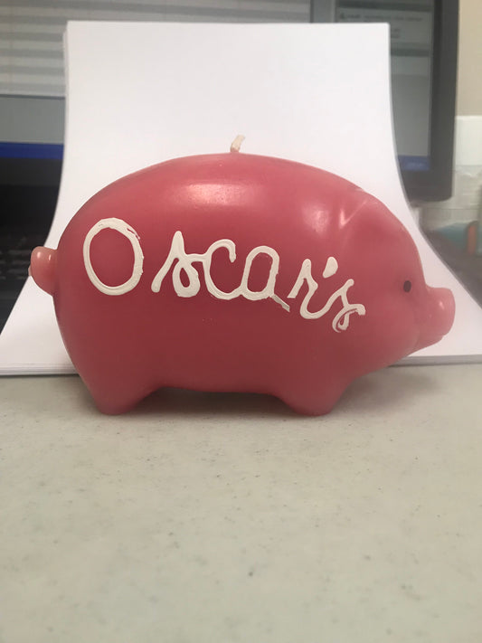 Oscar’s Bacon Scented Pig Candle