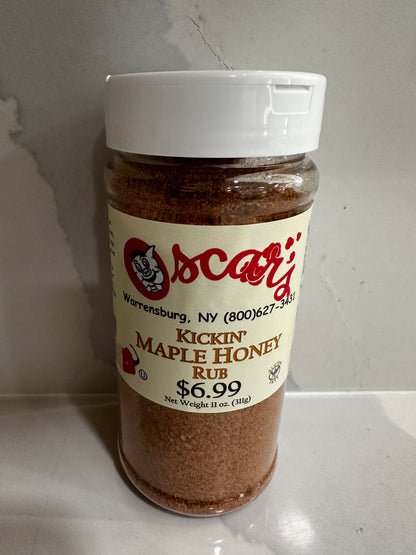 Oscar's Smokehouse Kickin' Maple Honey Rub