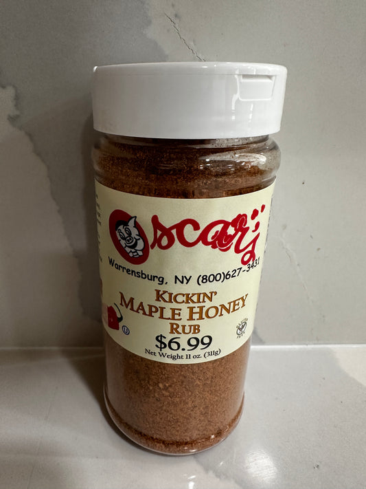 Oscar's Smokehouse Kickin' Maple Honey Rub