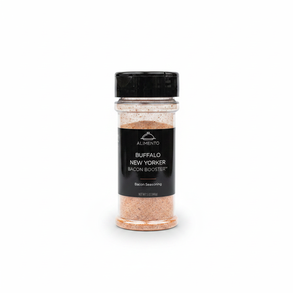 Buffalo New Yorker Bacon Booster - White Background