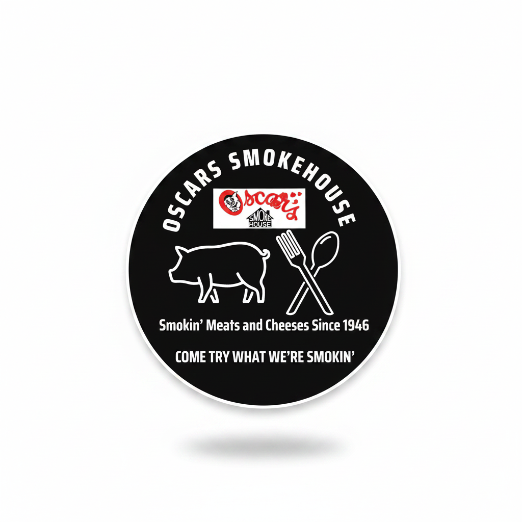 Come Try What We're Smokin' Sticker - White Background