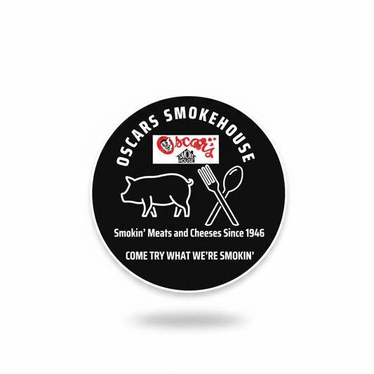 Come Try What We're Smokin' Sticker - White Background