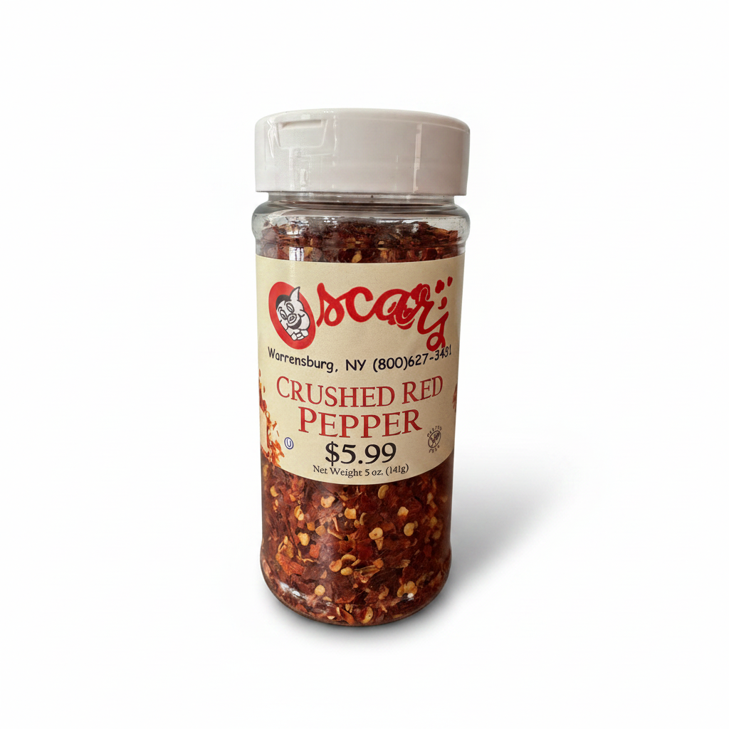 Crushed Red Pepper - White Background
