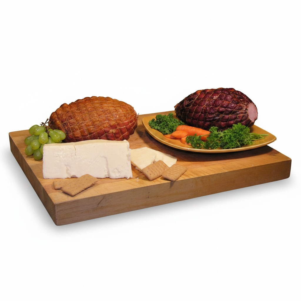Ham Turkey And Cheese Delight - Cutting Board