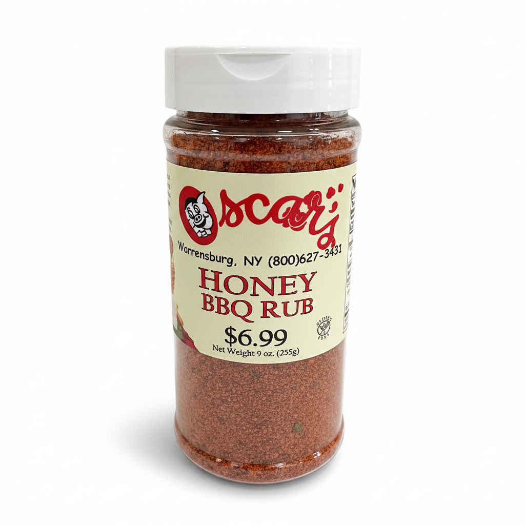 Honey BBQ Rub - White Backdrop