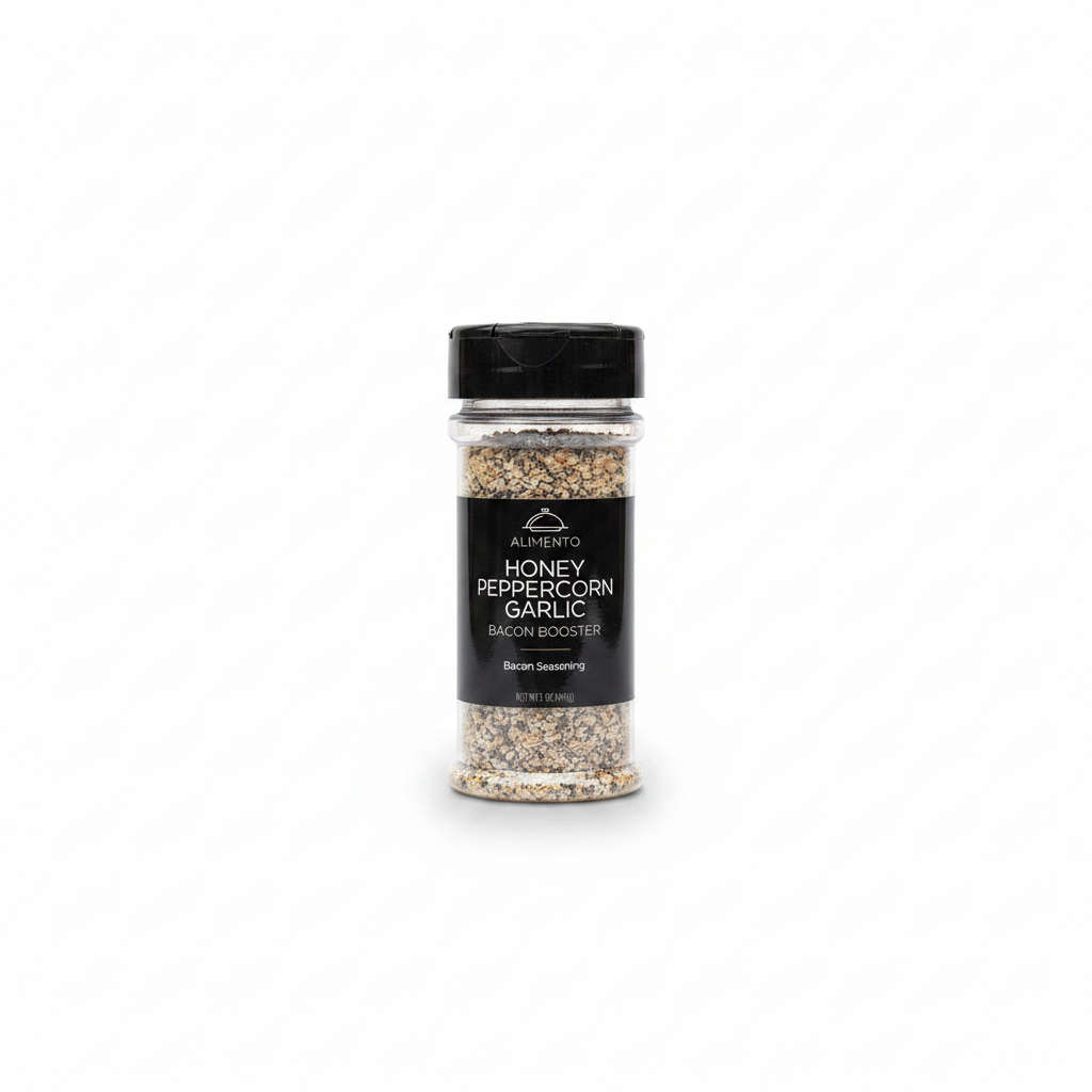Honey Peppercorn Garlic Bacon Booster - White Background