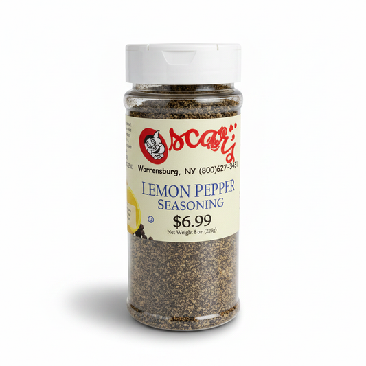 Lemon Pepper Seasoning - White Background