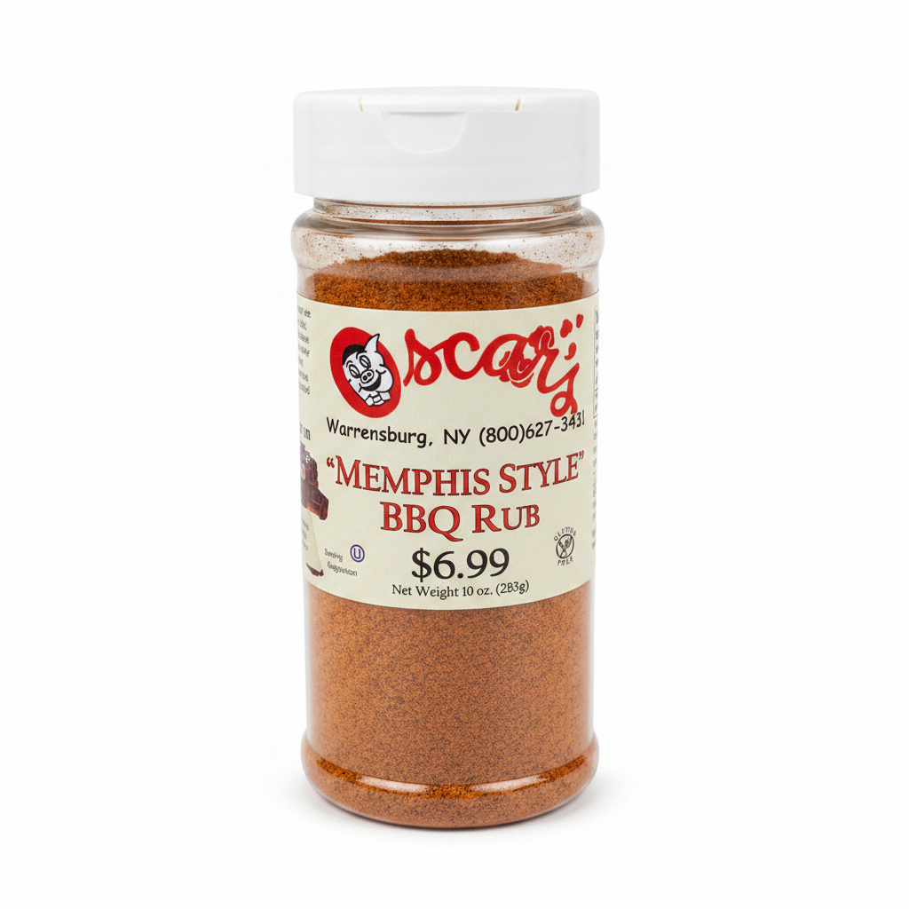 Memphis Style BBQ Rub - White Backdrop