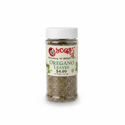 Oregano Leaves - White Background