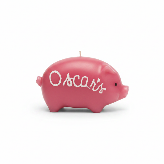 Oscar's Bacon Scented Pig Candle