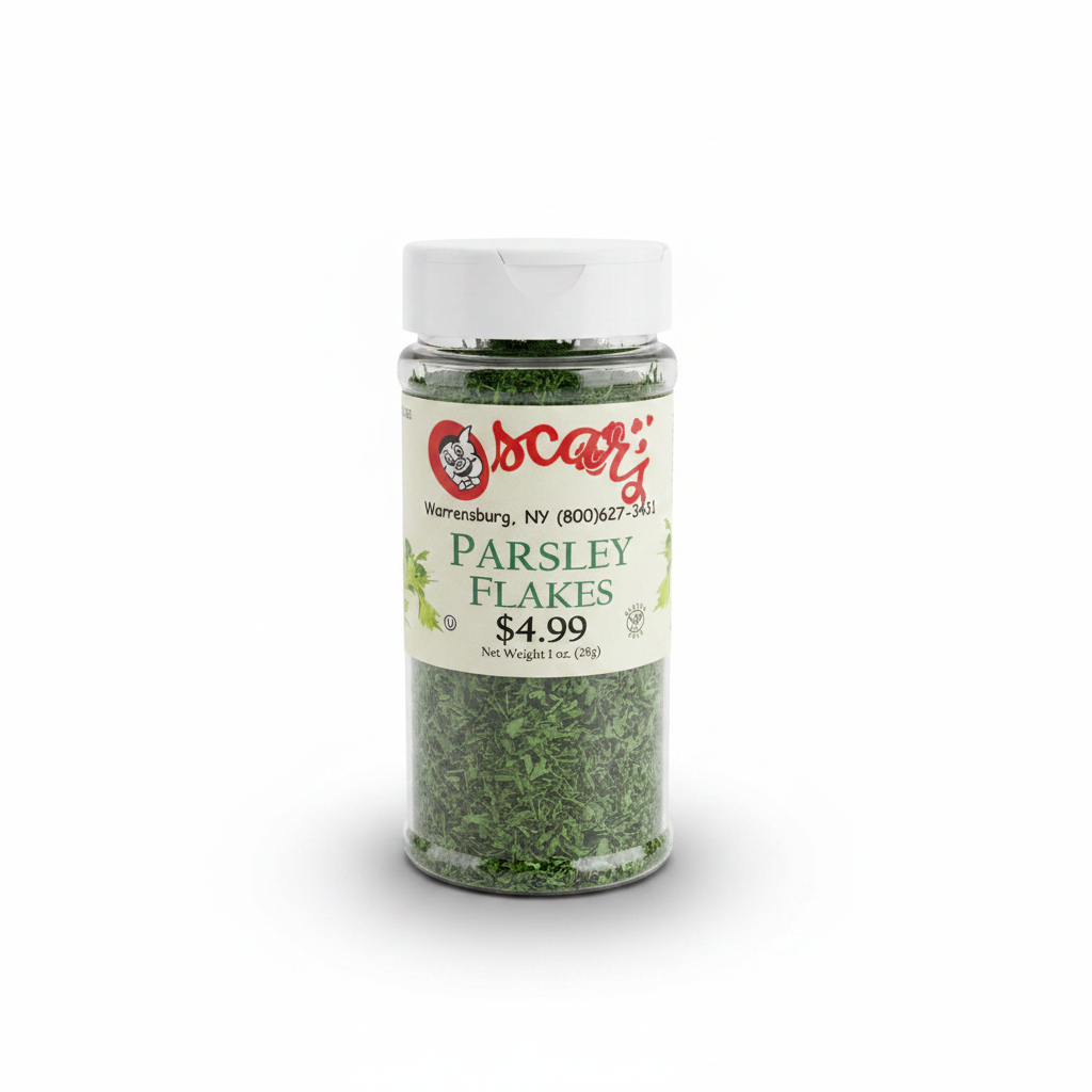Parsley Flakes - White Background