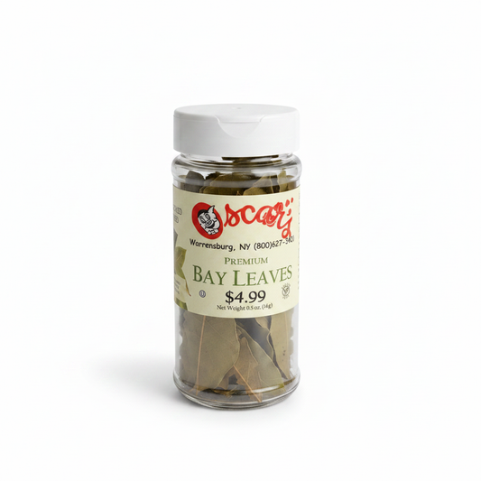 Premium Bay Leaves - White Background