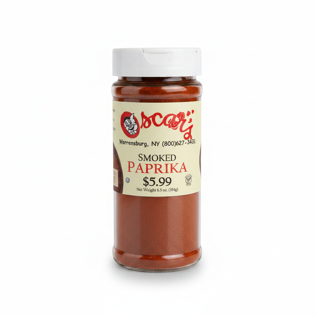 Smoked Paprika - White Background