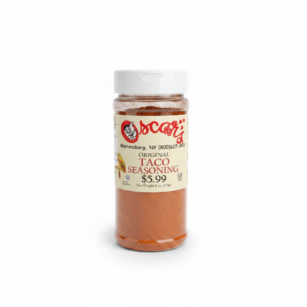 Taco Seasoning - White Background 1